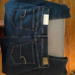 American eagle hi rise artist jeans